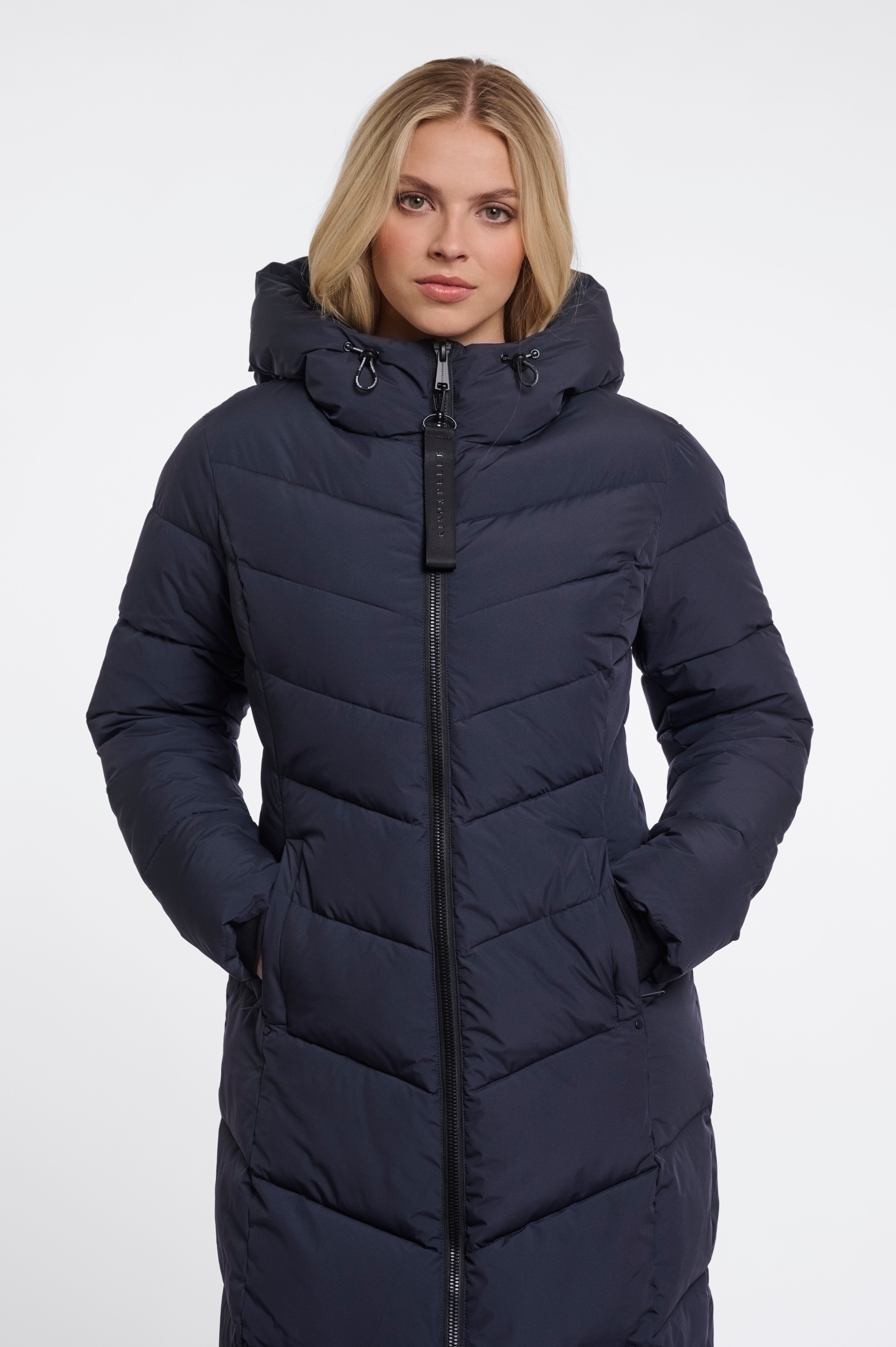 Piumino donna art. Zendaya Rino & Pelle Dark navy