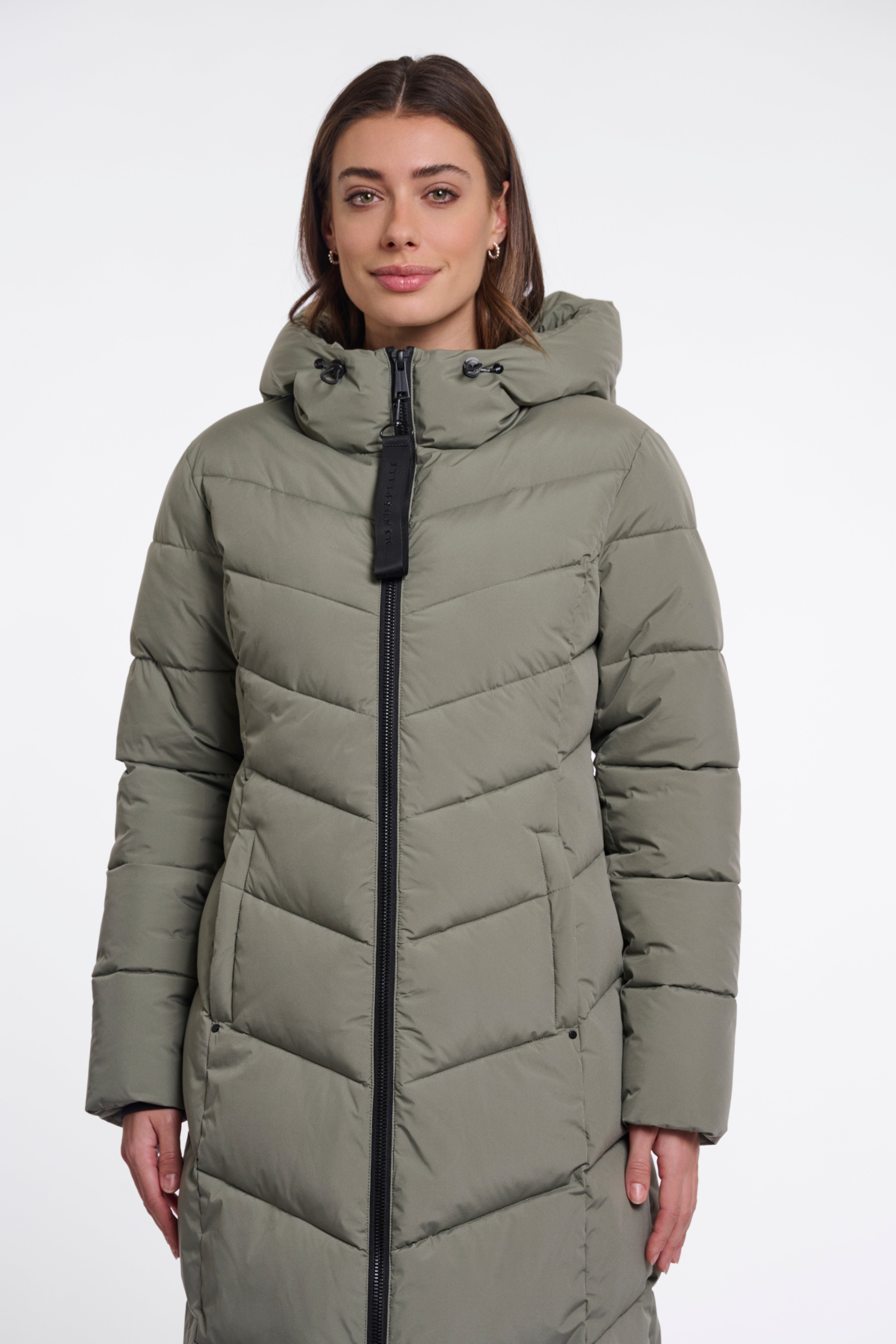 Piumino donna art. Zendaya Rino & Pelle Misty basil