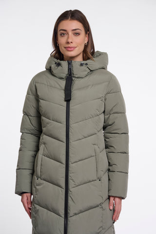 Piumino donna art. Zendaya Rino & Pelle Misty basil