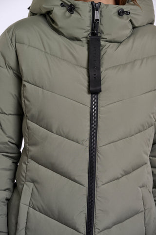 Piumino donna art. Zendaya Rino & Pelle Misty basil