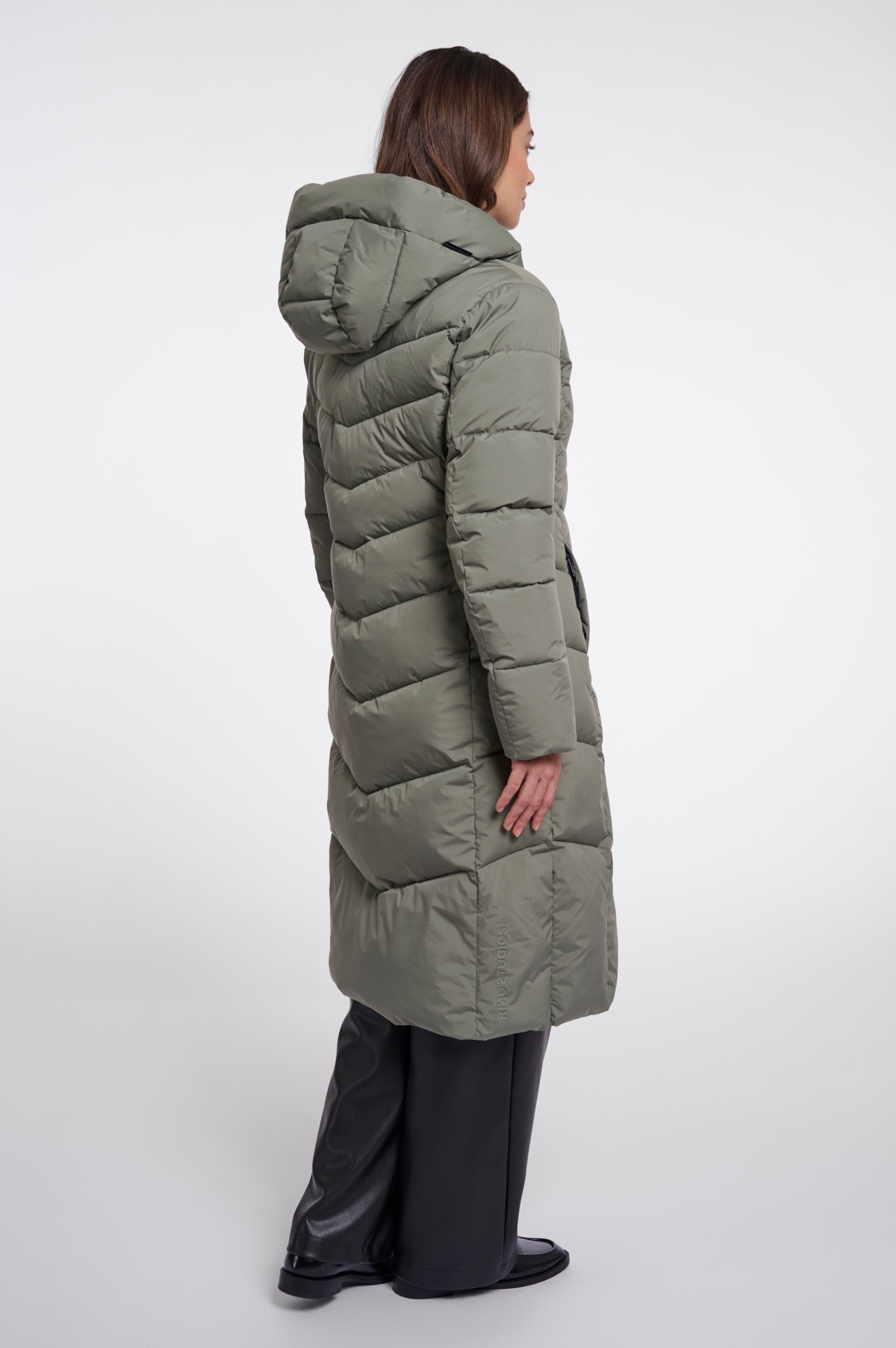 Piumino donna art. Zendaya Rino & Pelle Misty basil
