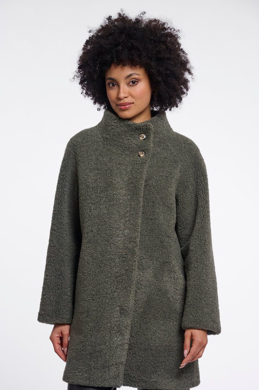 Cappotto donna art. Zoe Rino & Pelle Misty basil