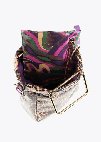 BORSA A TRACOLLA STAMPA PAISLEY - Lola Casademunt Primavera Estate 2024 - MS2404010 - Denny Store