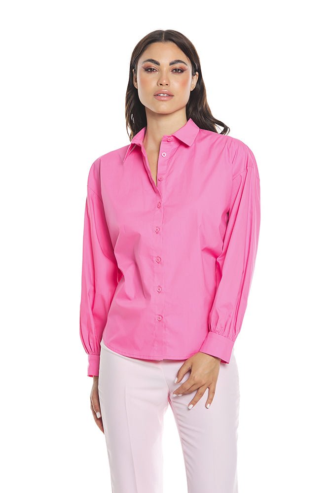 Camicia Kouri M/L C/Coulisse Schiena Asimmetrico art. RDP2403033047 Donna Relish Primavera Estate 2024 - Denny Store Italia