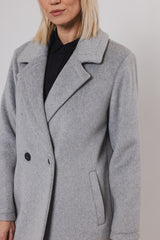 Cappotto BONNE DOUBLE BREASTED COAT Rino & Pelle Autunno Inverno 2024/25 Light grey - Denny Store