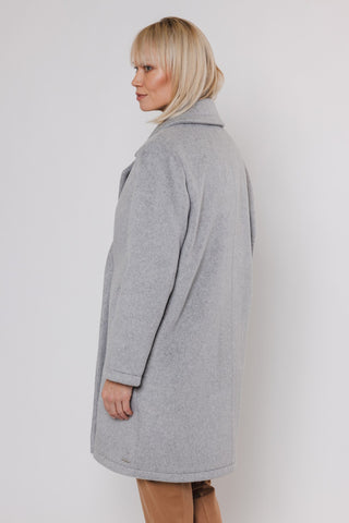 Cappotto BONNE DOUBLE BREASTED COAT Rino & Pelle Autunno Inverno 2024/25 Light grey - Denny Store