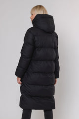 Cappotto piumino ELLEN PADDED COAT WITH DETACHABLE HOOD - Rino & Pelle - Autunno Inverno 2024/25 Black - Denny Store