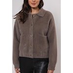 Giacca BUBBLY BOXY JACKET - Rino & Pelle - Autunno Inverno 2024/25 Taupe - Denny Store