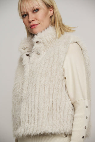 Gilet DAVA GILET WITH CLOSURE - Rino & Pelle - Autunno Inverno 2024/25 Birch - Denny Store