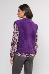 Gilet ELONA SHORT WAISTCOAT Rino & Pelle Autunno Inverno 2024/25 Purple - Denny Store