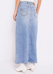 GONNA IN DENIM LUNGA art. 411ND76007 Donna Denny Rose Primavera Estate 2024 - Denny Store Italia