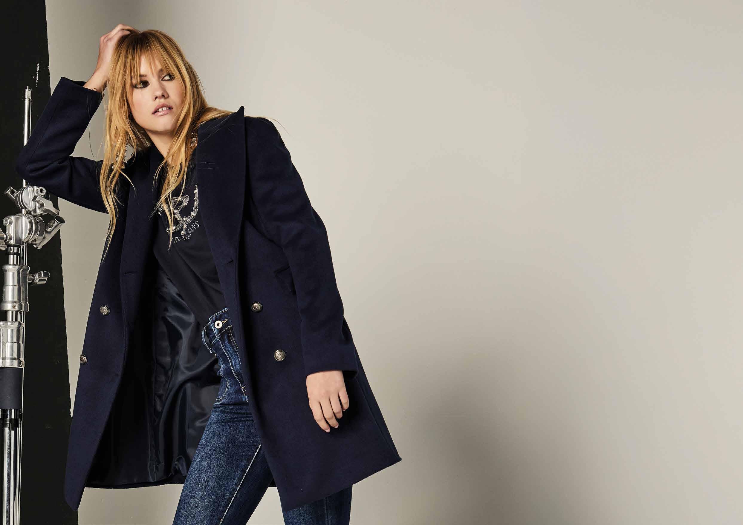 Cappotto Lungo Cappotti Denny Rose Cappotto 3/4 521ND35016 Denny