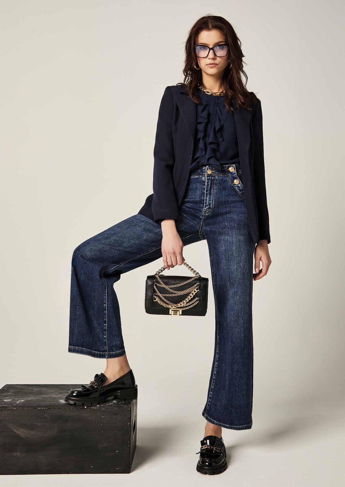 Jeans pantalone denim - art. 521ND26009  - Denny Rose Autunno Inverno 2025/26