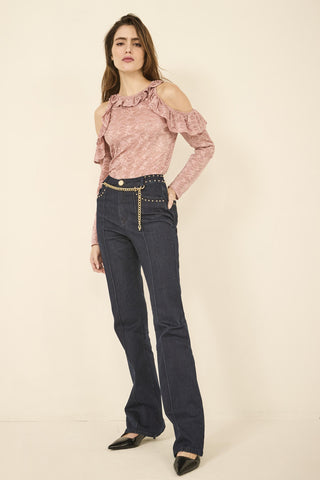 Blusa in pizzo - art. 521DD45003- Denny Rose Autunno Inverno 2025/26