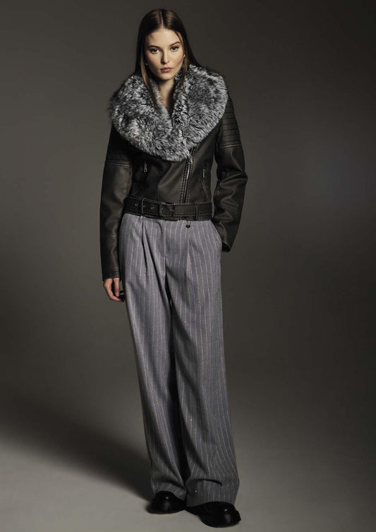 Giubbotto EcoPelle  donna - art. 621nd38001 - Denny Rose Autunno Inverno 2026