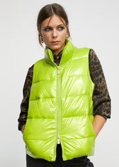 Gilet Corto Imbottito In Vernice - Lola Casademunt Autunno/Inverno 2024/25 - LF2401019