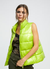 Gilet Corto Imbottito In Vernice - Lola Casademunt Autunno/Inverno 2024/25 - LF2401019