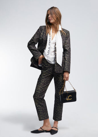 Chaqueta animal print - Lola Casademunt Otoño/Invierno 202425 - LF2402002