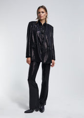 Blazer Con Paillettes In Finta Maglia - Lola Casademunt Autunno/Inverno 2024/25 - LF2402012