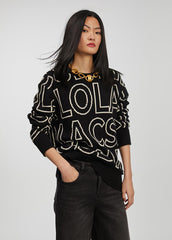 Maglia oversize con logo - Lola Casademunt Autunno/Inverno 2024/25 - LF2411011