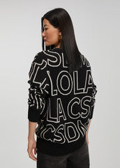 Maglia oversize con logo - Lola Casademunt Autunno/Inverno 2024/25 - LF2411011