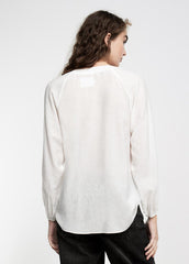 Blusa Occhiellata Con Maniche Abullanda - Lola Casademunt Autunno/Inverno 2024/25 - LF2415017