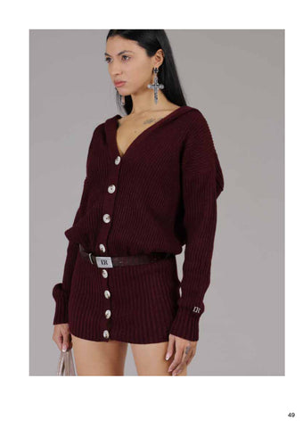 Abito cardigan donna - art. 621DD13006 - Denny Rose Autunno Inverno 2026
