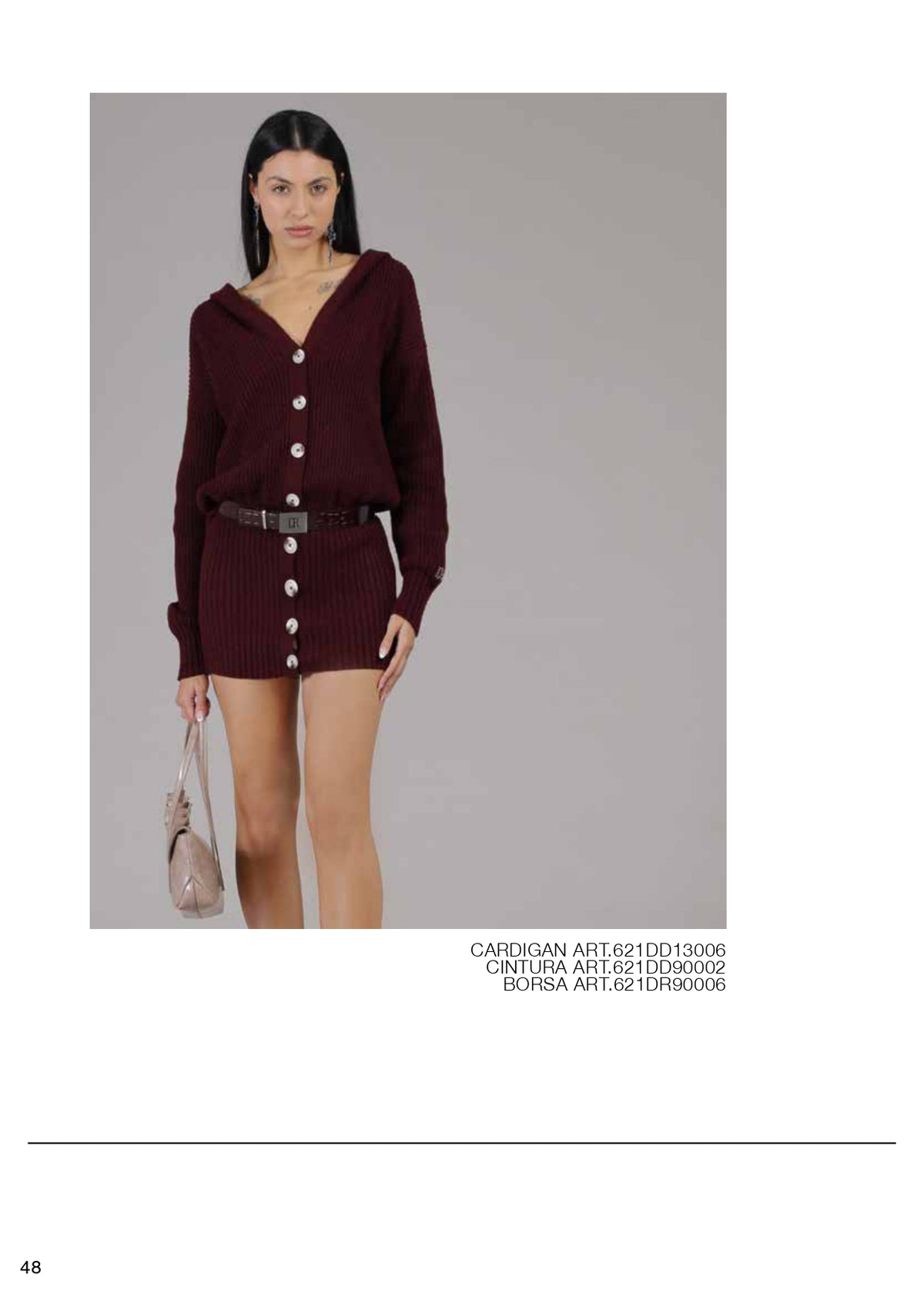 Abito cardigan donna - art. 621DD13006 - Denny Rose Autunno Inverno 2026
