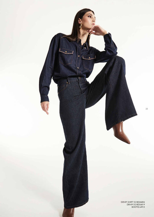 Jeans da donna a vita alta - art. 521BD26019 - Gaudi Autunno Inverno 2025/26 Donna