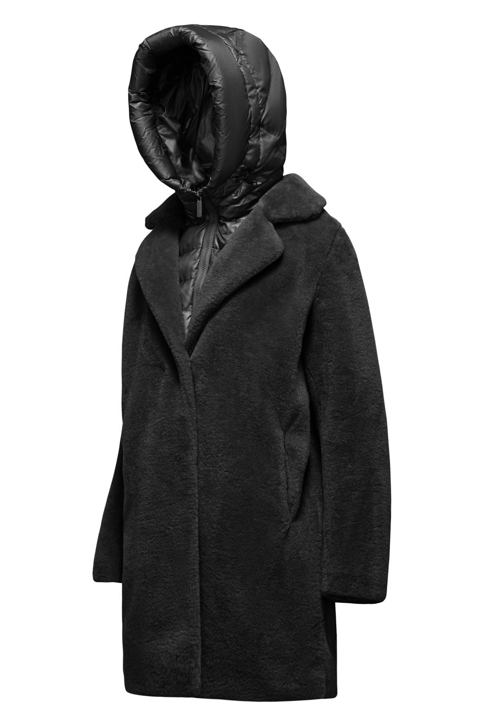 Odessa Overcoat - Cappotto in Ecopelliccia - art CW6570TEPL3 - Bomboogie Autunno Inverno 2023/24 BLACK - Denny Store Italia