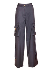 Pantalone cargo a palazzo - Fracomina Autunno Inverno 2023/24 - FS23WVC002W56101 - Denny Store Italia