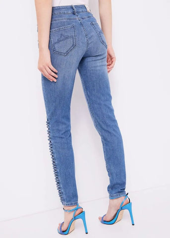 PANTALONE DENIM art. 411ND26022 Donna Denny Rose Primavera Estate 2024 - Denny Store Italia