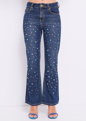 PANTALONE DENIM art. 411ND26034 Donna Denny Rose Primavera Estate 2024 - Denny Store Italia