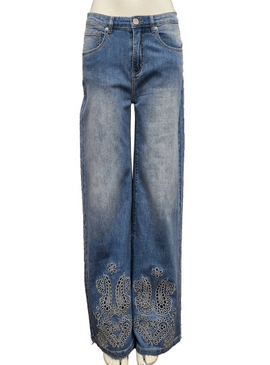 PANTALONE DENIM art. 411ND26042 Donna Denny Rose Primavera Estate 2024 - Denny Store