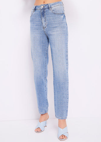 PANTALONE DENIM art. 411ND26044 Donna Denny Rose Primavera Estate 2024 - Denny Store Italia