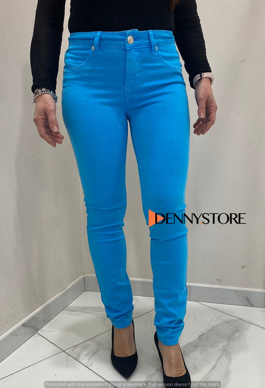 PANTALONE LUNGO art. 411ND25010 Donna Denny Rose Primavera Estate 2024 - Denny Store Italia