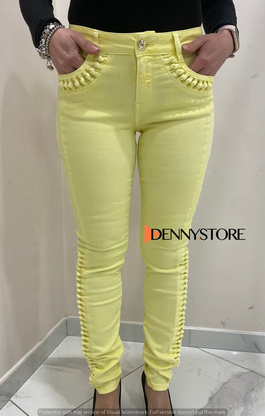 PANTALONE LUNGO art. 411ND25013 Donna Denny Rose Primavera Estate 2024 - Denny Store Italia