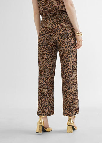 PANTALONI CULOTTE CON STAMPA ANIMALIER - Lola Casademunt Primavera Estate 2024 - MS2414022 - Denny Store Italia