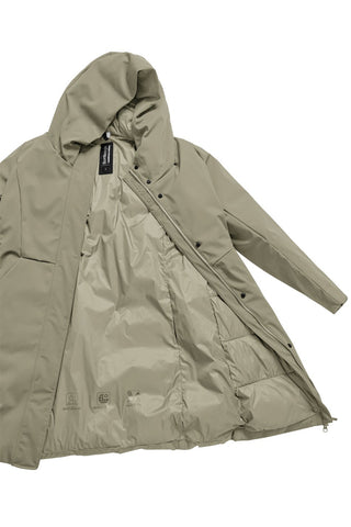 Parka Bimaterico dalla Linea Avvitata - art CW8084TNM3- Bomboogie Autunno Inverno 2023/24 CHANTILLY - Denny Store Italia