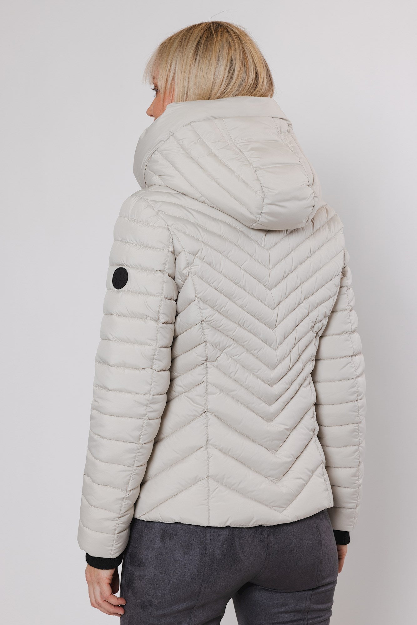 Piumino ERIN PADDED JACKET WITH DETACHABLE HOOD Rino & Pelle Autunno Inverno 2024/25 Birch - Denny Store