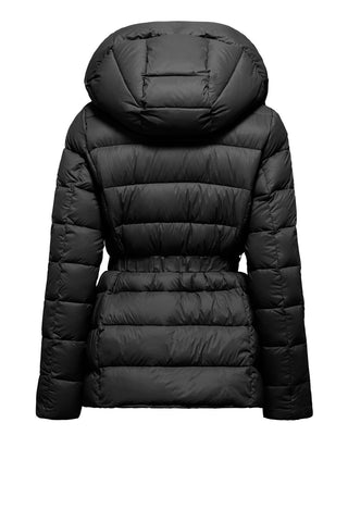 Piumino in Nylon Riciclato con Cintura - art GW8197TMNA3- Bomboogie Autunno Inverno 2023/24 BLACK - Denny Store Italia