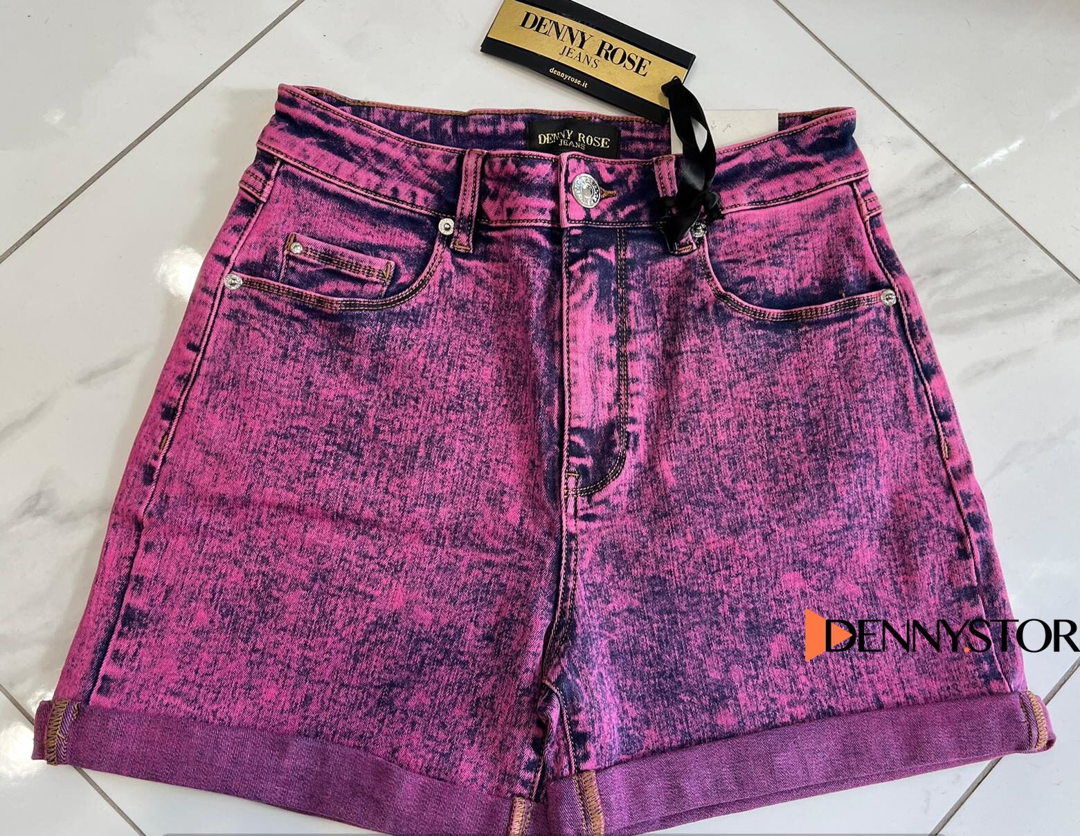Shorts Jeans art 311ND26016 Donna Denny Rose Jeans Primavera Estate 2023 - Denny Store Italia