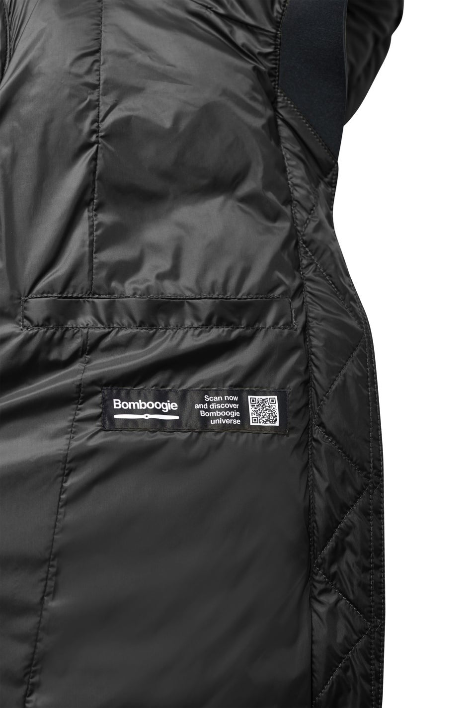 Stockholm Jacket - Piumino in Nylon Riciclato - art CW7531TMNA3- Bomboogie Autunno Inverno 2023/24 BLACK - Denny Store Italia
