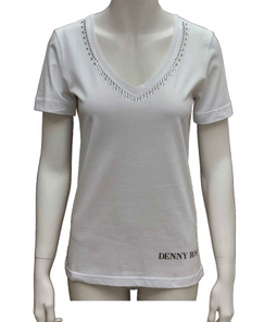 T-SHIRT M/CORTA art. 411ND64010 Donna Denny Rose Primavera Estate 2024 - Denny Store Italia