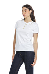 T-Shirt Nikke M/M C/Zip+Collana Con Pendente art. RDP2401033015 Donna Relish Primavera Estate 2024 - Denny Store Italia