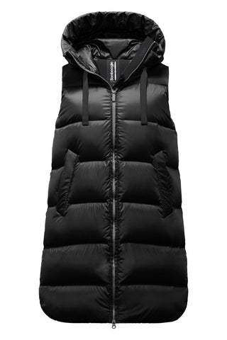 Venice Vest - Piumino Smanicato in Nylon Bright - art VW630STDLC3 - Bomboogie Autunno Inverno 2023/24 BLACK - Denny Store Italia