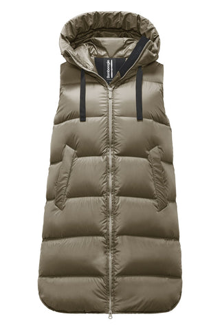 Venice Vest - Piumino Smanicato in Nylon Bright - art VW630STDLC3 - Bomboogie Autunno Inverno 2023/24 BRONZE - Denny Store Italia